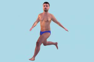Man Sport beach, man, male, people, human, character, sport, run, running